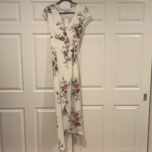 Showpo floral wrap dress